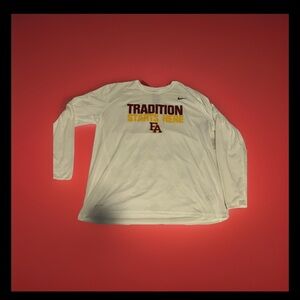 Nike White Long Sleeve Tee Tradition Graphic 147